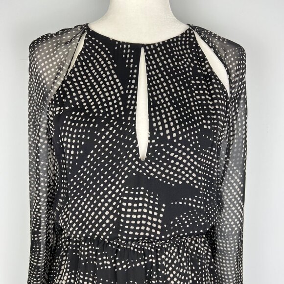 Thakoon Addition Womens Cosmic Open Back Dress Black Multi Silk Geometric size 4 - Picture 6 of 16
